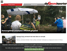 Tablet Screenshot of grenskoerier.nl
